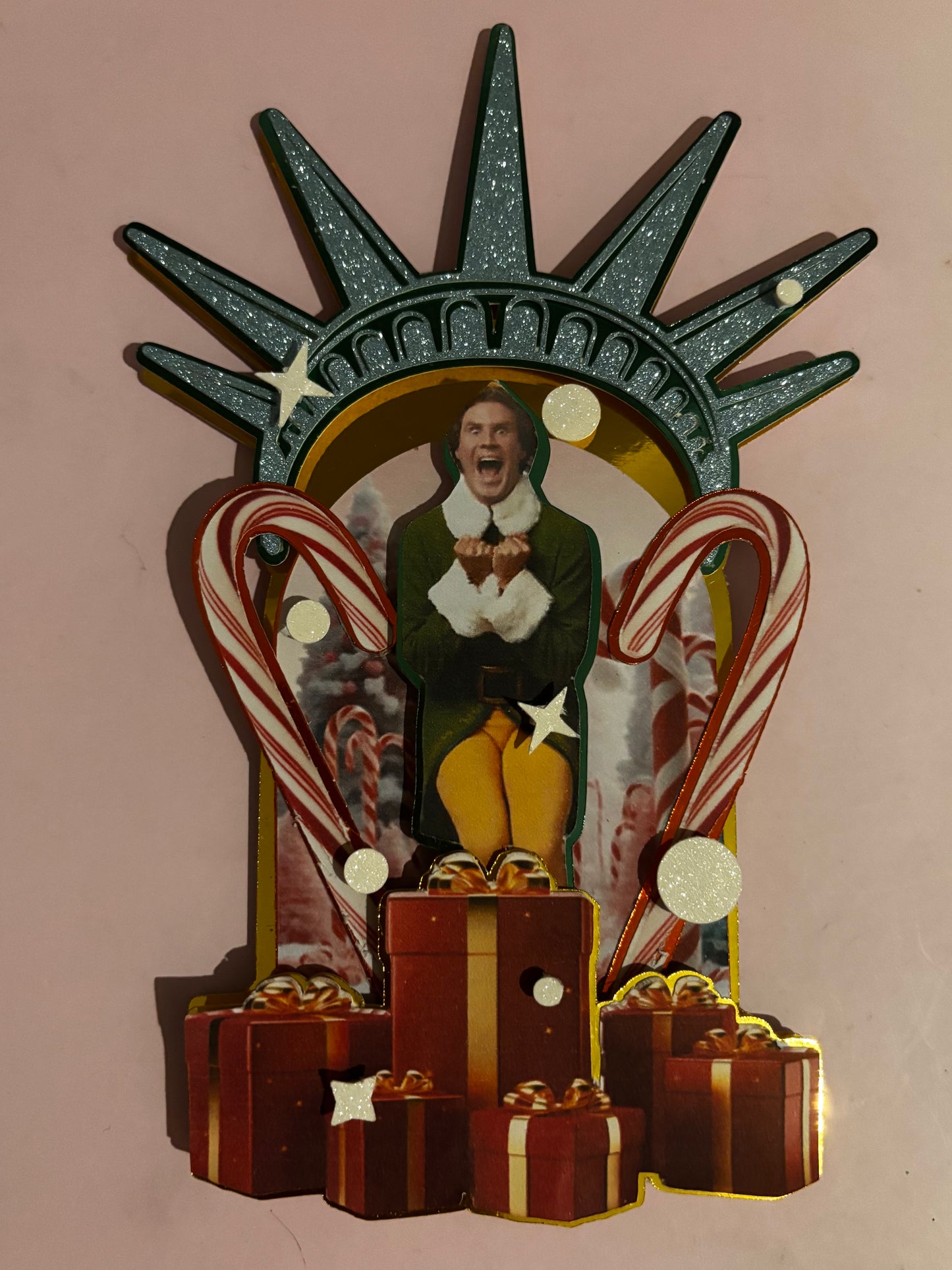 Buddy the Elf Cake Topper