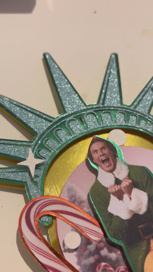 Buddy the Elf Cake Topper